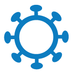 A virus icon.