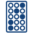 Microplate icon.